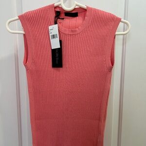 Sleeveless Ribbed Knit Tank Top – Size M (NWT)
